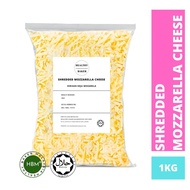 Shredded Mozzarella Cheese 1KG / Halal / Keju Mozarela Parut / Topping Pizza / Halal