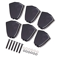 【BYPL】 6pcs Guitar Tuning Peg Acoustic Black Guitar Tuning Peg Knob Handle Parts Pegs In Stock