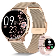 Smart watch for women with phone function 1.39 inch HD full touch screen with monitor menstrual cycl