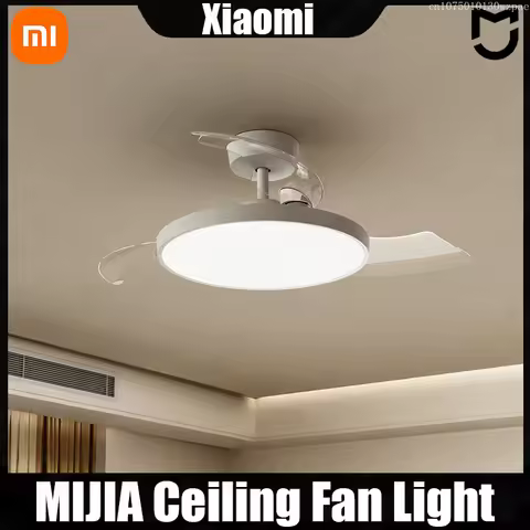 XIAOMI MIJIA Ceiling Fan Light 42 Inches Ra97 Color Rendering Index 35W DC Motor Bedroom Living Room
