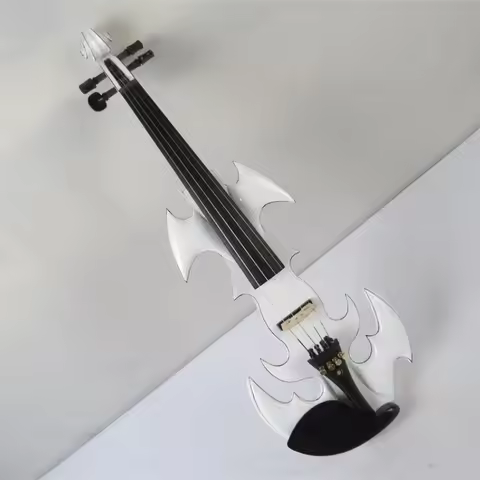 New model white color SONG Brand art streamline 4 string 4/4 electric violin