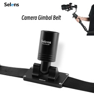 Selens Camera Gimbal Belt, Gimbal Stabilizer Weight Support Hip Belt Waist Mount for Long Standing Filming, Compatible with Ronin S DJI RS2/RSC2, Zhiyun Crane 2, Crane Plus, Moza Air 2, AirCross