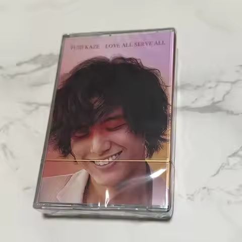 Fujii Kaze LOVE ALL SERVE ALL Brand New Unopened Music Cassette With Lyrics Booklet Japanese Songs C