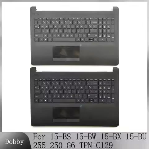 New For 15-BS 15-BW 15-BX 15-BU 255 250 G6 TPN-C129 Laptop Upper Palmrest Keyboard Cover 925008-001