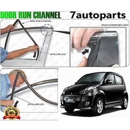 Original Spec Myvi First Model 2005-2010y door Glass Run channel Getah Pintu Cermin