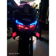 Lampu Alis &amp; Devil Eyes Nmax Komplit L Custom Headlamp Reflektor