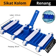 8 Wheel Swimming Pool Brush Vacuum Head Swimming Pool Brush