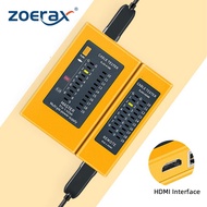 ZoeRax 2-in-1 Cable Tester, HD M I Digital Cable Tester, RJ45 Network Cable Tester, Ethernet Tester 