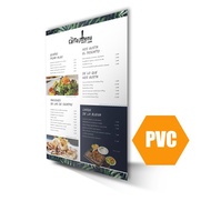 PRINT A4 SIZE PVC MENU LIST a4 paper