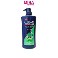 Dầu Tắm Gội Mát Lạnh 3 Trong 1 CLEAR Men Active Cool 630g