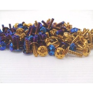 [1 BIJI] SCREW BODY COVERSET SCREW SKRU ALL MOTOR Y15ZR LC135 NVX155 NMAX 155  SRL Y125Z TRADE KASAR