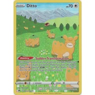 Pokemon TCG Card Ditto SS Crown Zenith GG22/GG70 Galarian Gallery Holo Rare