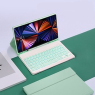 เคสคีย์บอร์ดเรืองแสงสําหรับ Samsung Galaxy Tab A9 + A9 Plus Tab S6 Lite Tab A7 10.4 Tab A8 10.5 Tab 