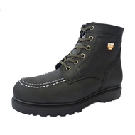 GUZZI 308 Mid Cut Safety Shoes  Genuine Leather  Toe's Cap Steel Plate Oil Resistant