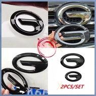 GAC 2Pcs/1Set Logo Cover Fit For GAC GS4 GS8 GS3 GN6 Emkoo M6 Pro 2018 - 2023 2019 2020 2021 2022 Em