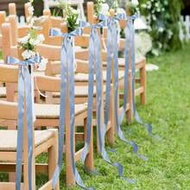 12 Piece Stylish Solid Satin Ribbon Chair Sash 4*200cm/1.57*78.74inch For Wedding Banquet Formal Eve