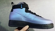 Nike Air Force 1 AF1 FOAMPOSITE Triple Black, blue RARE! 100%ORIGINAL