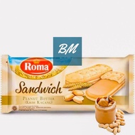 Biskuit Roma Sandwich 216 gr / Roma Biskuit Sandwich 189 gr / Roma Sandwich Chocolate 189 gr / Roma Sandwich Peanut Butter 189 gr Coklat Kacang