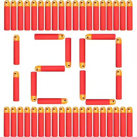 Kids Shooting Game Refill Dart Bullets Pack 9.5cm*1.9cm Compatible with Nerf N-Strike Mega Blaster M