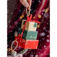 Juhan New Christmas Tree Decoration Ornament Gift Box New Year Decoration Display Props Ornament J6Y
