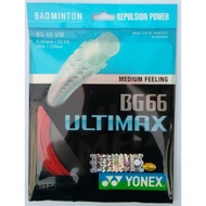 【Spot】YONEX Badminton String BG66 ULTIMAX (0.65mm)
