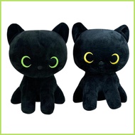 Black Cat Stuffed Animal Doll Black Cat Toy Doll Plushie Cat Stuffed Animal Plush Toy Funny Cat Doll