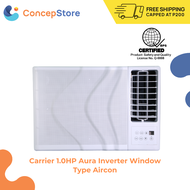 Carrier 1.0HP Aura Inverter Window Type Aircon
