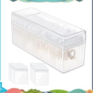 Acrylic Jewelry Box Organizer, with 20 Portable Anti Tarnish Jewelry Bags, Travel Jewelry Organizer,