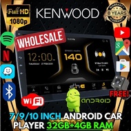 ⭐PROMO⭐ Kenwood S Car android player 7/9/10 inch [4GB RAM+32GB] Quad Core 4GB RAM+32GB Car Multimedia MP5 Player Wifi