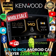 ⭐PROMO⭐ Kenwood S Car android player 7/9/10 inch [4GB RAM+32GB] Quad Core 4GB RAM+32GB Car Multimedi