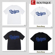 Dodgers MLB LA Form Unisex T-Shirt Men Women Cotton Fabric 250gsm MLB LA Dodgers T-Shirt 588479