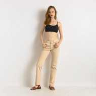 90s Vintage Rare DKNY Beige High Waisted MOMs Denim Straight Leg Pants 7818