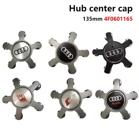 135mm 4F0601165N 4PCS for Audi Sline A6 A7 RS A3 A4 A5 S3 S4 S5 S6 S7 TT Q5 Q3 Q7 Auto Wheel Center 