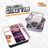 CAKE LAND Aluminium Deep Square Cake Tin (6"/7"/8"/9"/10")