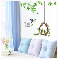OLLstore 1703 ALWAYS AND FOREVER Removable PVC Wall Sticker Home Decor