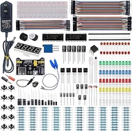 arduino starter kit Minidodoca Upgraded Electronics Component Fun Kit Power Supply Module, Jumper Wi