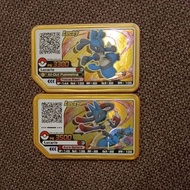 pokemon Gaole lucky star: 4 star Lucario: 1 set ....100% original..