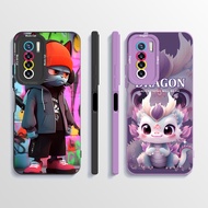 For Tecno Camon 17 Pro Case CG8 CG8h Cute Cartoon Printed Painted Silicone Soft TPU Shockproof Back 