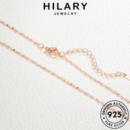 HILARY JEWELRY Stars Rantai 925 Fashion Accessories Sterling Pendant For Original Gold Chain Korean Perempuan Leher Necklace Women 純銀項鏈 Perak Silver N78
