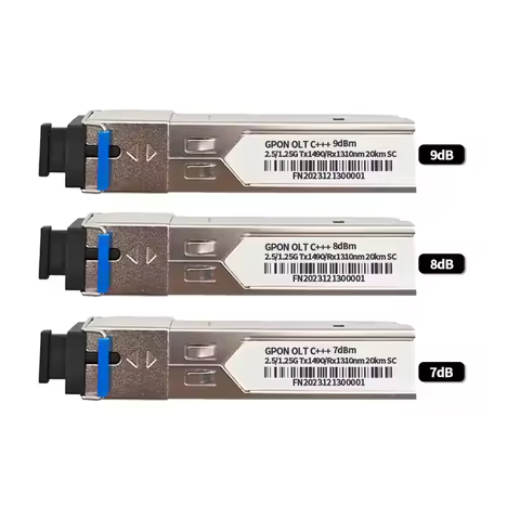 GPON OLT C+++ 20KM 7DB 8DB 9DB PON module SFP Modules SC port 1490/1310m module compatible with GPON