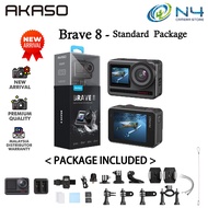 AKASO Brave 8 4K60FPS Action Camera Dual Color Screens 8K Time Lapse IPX8 Waterproof Akaso Action Ca