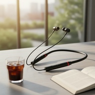 Lenovo HE05X II Sport Earphones, Magnetic Neckband, IPX5 Waterproof, Bluetooth, Microphone, Long Bat