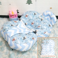 Sofa Bayi Jumbo Multifungsi Dengan Gesper Pengaman Free Bantal Peyang dan Tas Mika [ Merk BabyShip ]