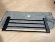Richford 黑色雙毛巾架 Double Towel Bar
