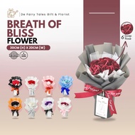 Soap Flower Bouquet 6 Stalk Simple & Nice Breath of Bliss Birthday Gift For Friend Girlfriend Annive