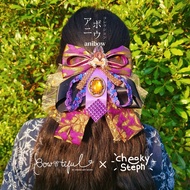 Anibow Cyno 4 Genshin Impact Bow Hairpin Cosplay Accessories Hairpiece Headpiece