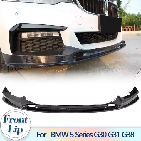 Carbon Fiber/FRP Car Front Bumper Lip Spoiler for BMW 5 Series G30 G31 G38 M-Sport 2017-2020 Front B