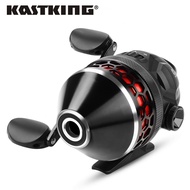 KastKing Brutus Spincast Fishing Reel Easy to Use Push Button Casting Design High Speed 4.0:1 Gear Ratio 5+1 SS Ball Bearings Reversible Handle for Left/Right Retrieve Includes Monofilament Line.