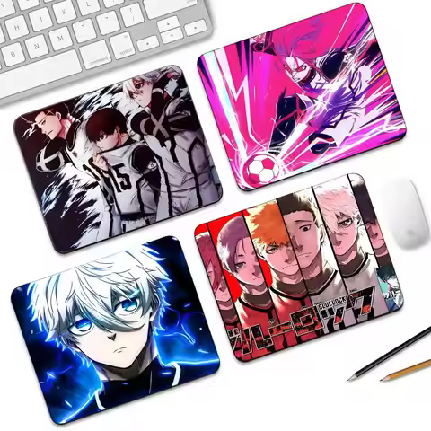 Japanese Anime Blue Lock Mouse Pad Gaming Mouse Pad Small Mousepad For PC Gamer Desktop Decoration O