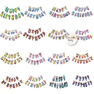 Happy Birthday AC Banner with Various Characters HBD Banner/ Birthday Banner/ Happy Birthday Banner 